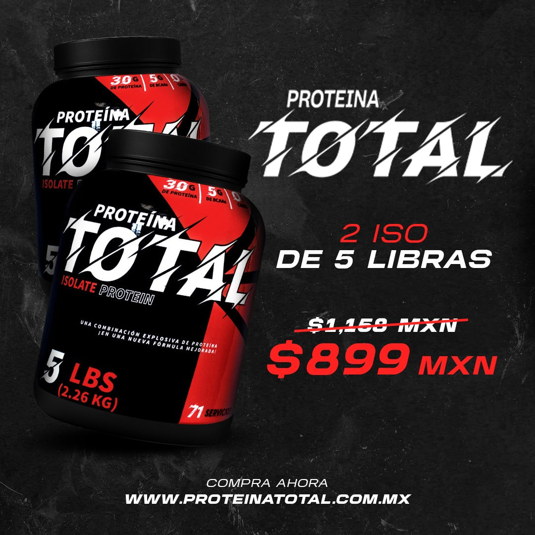 2 ISO 5 LBS por $899 MXN
