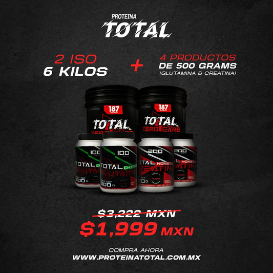 2 ISO 6 KG + 4 productos de 500 GR